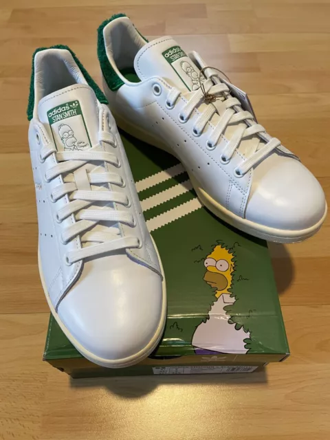 Adidas Stan Smith Homer Simpson 43 1/3 brandneu und ungetragen im Originalkarton
