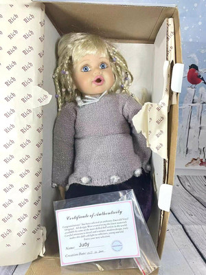 Emerald Vinyl Originals Collectible Baby Porcelain Doll 