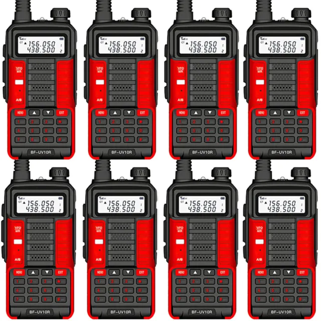Baofeng UV-10R Walkie Talkie Dual Band Portable UHF/VHF Two Way Ham Radio Lot