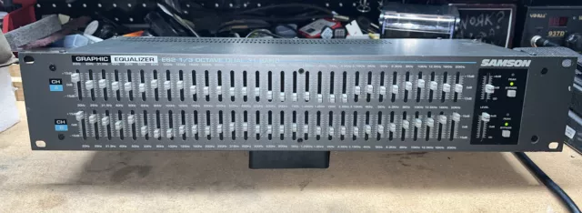 SAMSON E62 1/3 Octave Dual 31 Band Graphic Equalizer Ch1 Issues