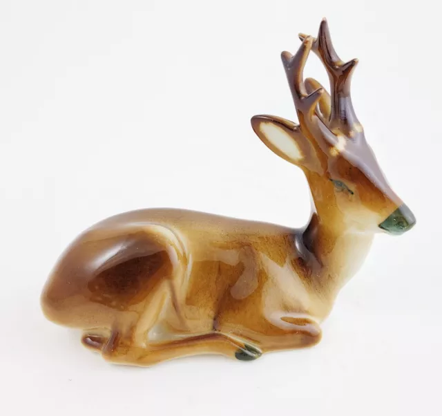 Vintage Zsolnay Deer Figurine