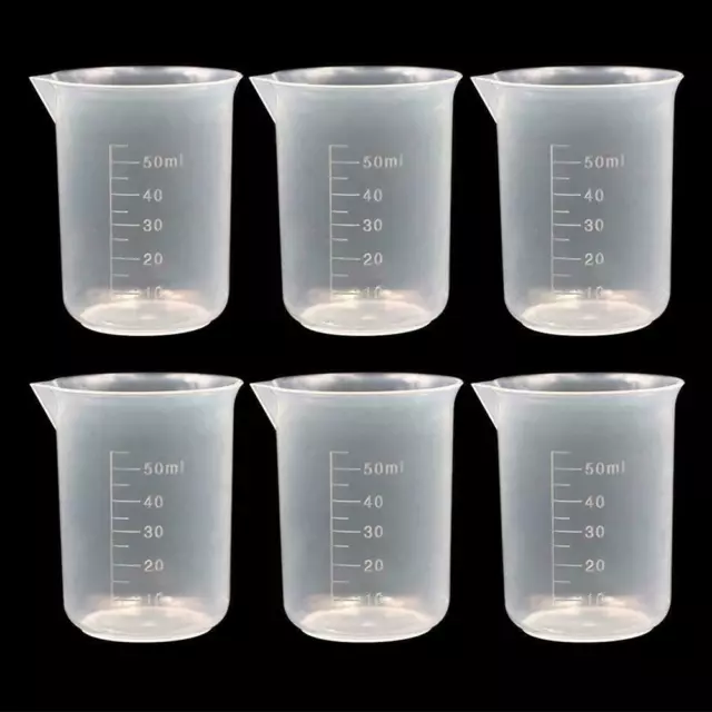 7 Sizes Measuring Jug Clear Plastic Baking Kitchen Sugar Flour Water A9U8