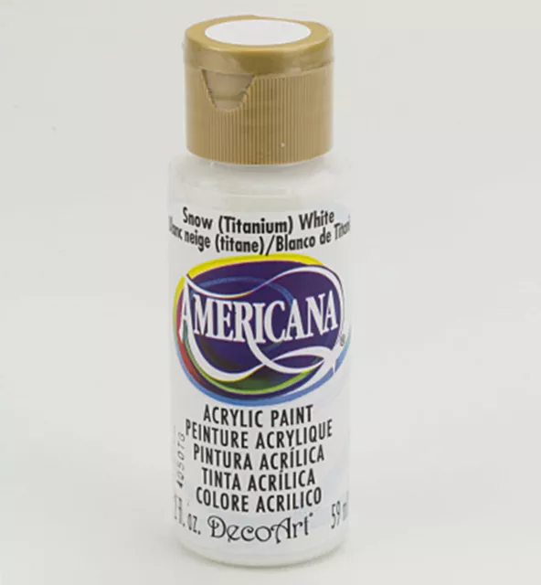 DecoArt Americana Alta Calidad Pintura Acrílica 59ml+ 236ML Mate Varios Colores