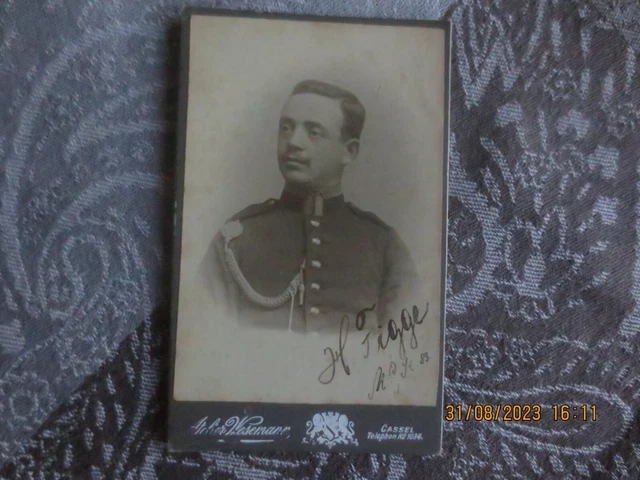 Foto gabinetto, di Wesemann a Cassel, 6,5x10