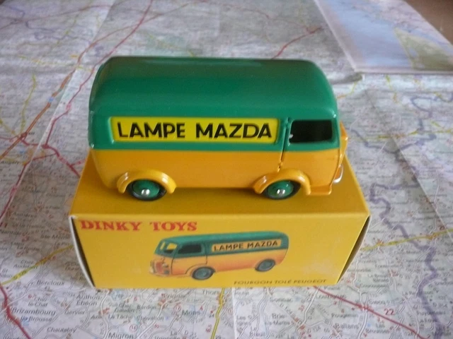 DINKY TOYS - France (1) EXCEPTIONNEL PEUGEOT D3A GRIS ANTHRACITE Réf
