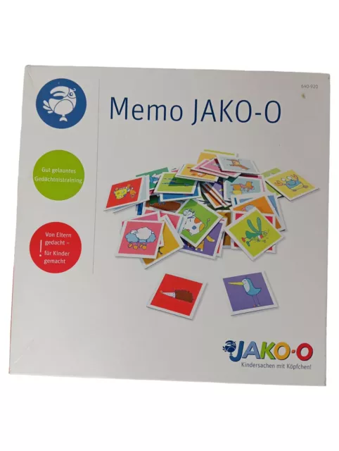 JAKO-O Memo Gedächtnisspiel für Kinder, bunt, Lernförderung