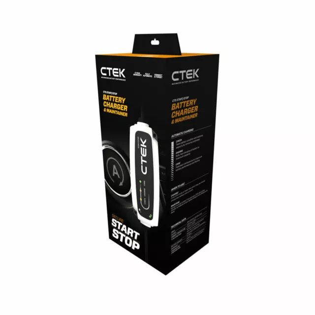 Ctek CT5 Powersport Chargeur 12v Mainteneur pour Voiture Moto Scooter Bateau