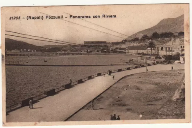 23-24125 - Napoli Pozzuoli - Panorama Con Riviera Viaggiata 1932