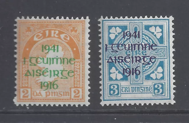 IRELAND 1941 25th ANNIVERSARY OF EASTER RISING MINT NEVER HINGED  SG 126,127