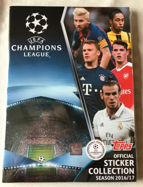 Topps Panini *UEFA Champions League 2016 2017* - Komplett Set inkl. Album