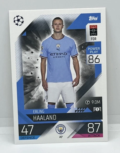 ERLING HAALAND MANCHESTER CITY Match Attax 2022/23 Base N°27 EUR 1