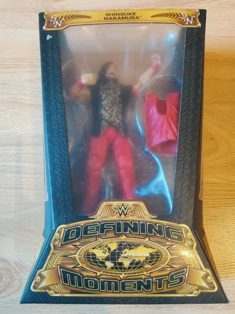 WWE Mattel Elite Defining Moments SHINSUKE NAKAMURA / Neu / OVP / WWF