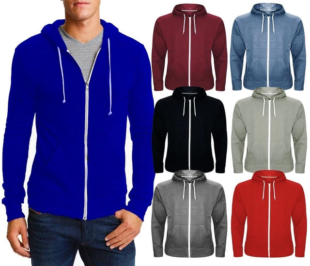 Giubbotto Uomo Felpa Invernale Cappuccio Giubbino Imbottito Maglia Tuta Casual