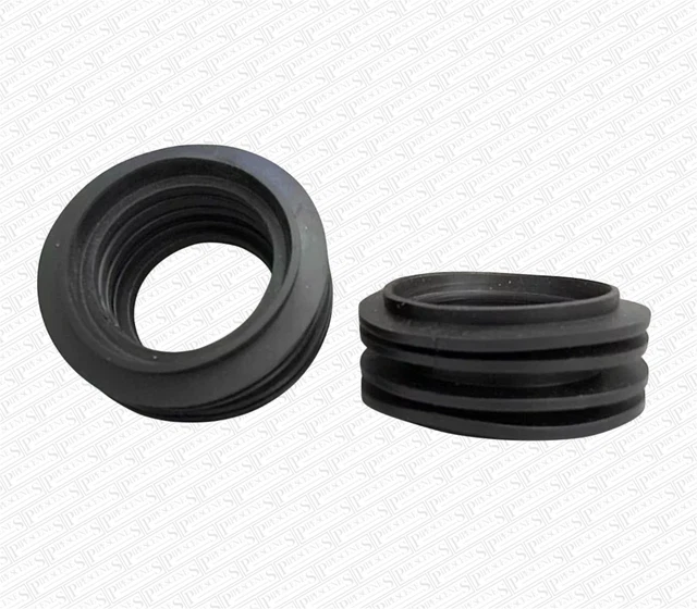 2 X TOILET Flush Pipe Seal Rubber Flush Cone for 38mm or 40mm Flush