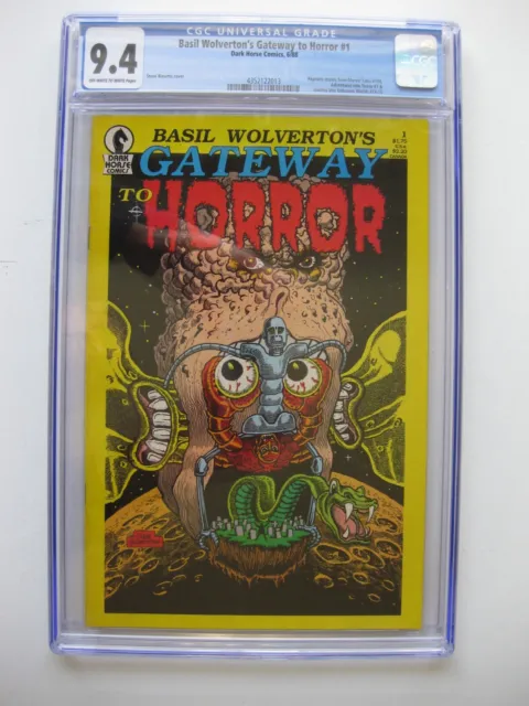 Basil Wolverton's Gateway to Horror #1 / CGC 9.4 NM  {Dark Horse Comics, '88}
