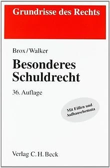 Besonderes Schuldrecht von Brox, Hans, Walker, Wolf-Diet... | Buch | Zustand gut