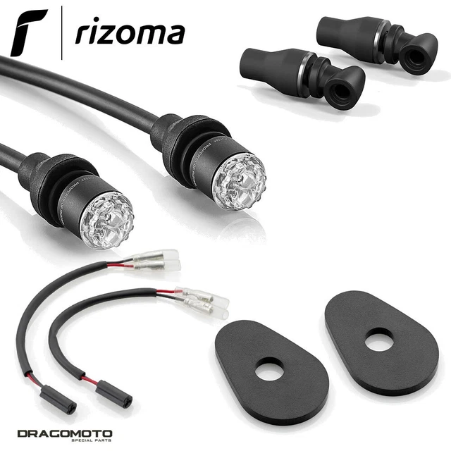 Striscia Led Per Moto 12V-Elerose 1 Coppia 17Smd Led Luce Posteriore Bar Strip Flessibile Indicatore Di Direzione Portellone Luce Per Motocicli, Suv Suv Furgoni Camion Con Dc 12V