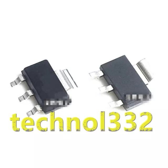 10Pcs New Me6118A18B3G 6118A12B3G A25 A33 A43 A50B3G Sot-223 #Yx