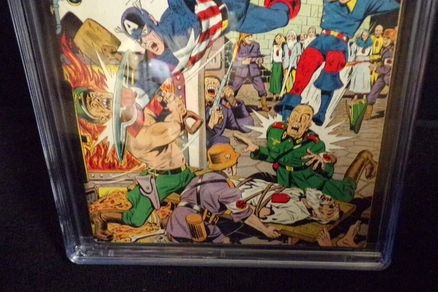 Captain America #46 Timely Comics Golden Age Cgc Graded 5.0 Holocaust Nazi Cover 3
