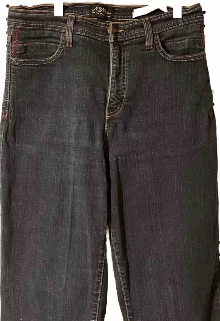 NOT YOUR DAUGHTERS Jeans NYDJ Size 12 Medium Wash Denim Straight Leg ...