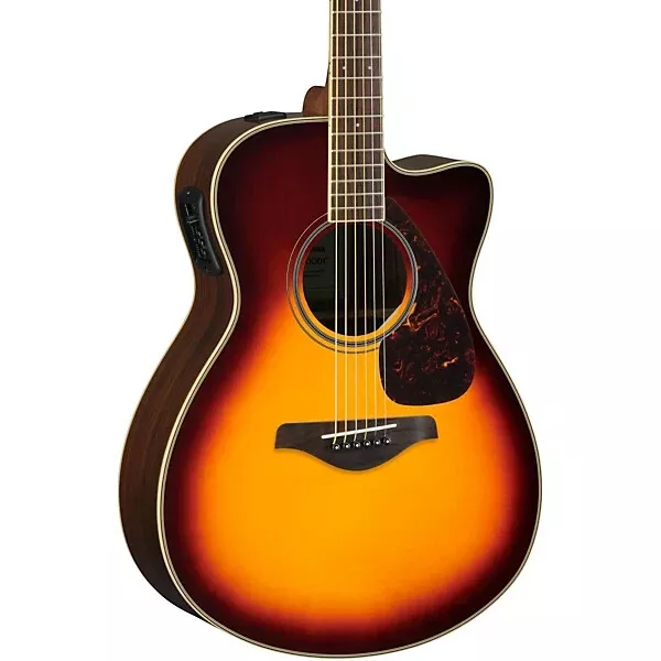 Yamaha FSX830C Concert Acoustic/Electric, Brown Sunburst Guitar Local Pick Up