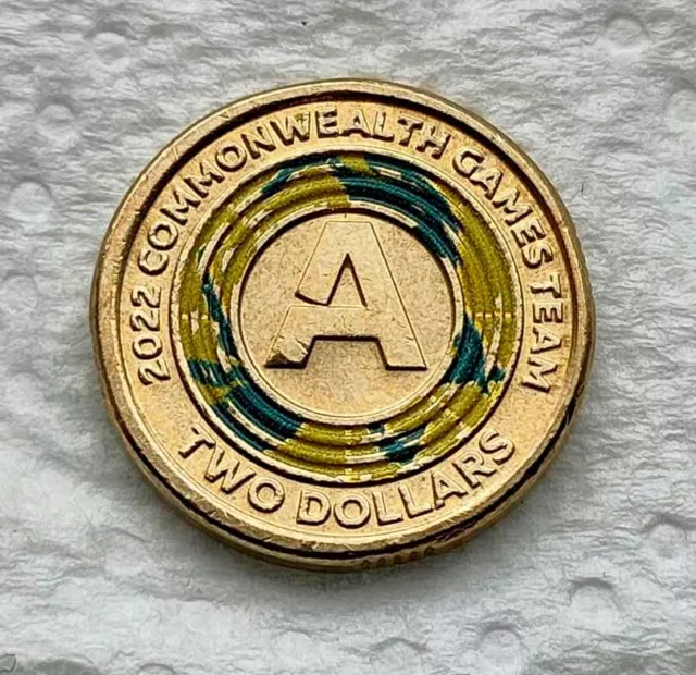 2022 COMMONWEALTH GAMES A Coin 2 Dollar Australian Coin 4.50 PicClick AU