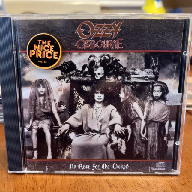 Ozzy Osbourne - No Rest For The Wicked Rare 1988 CBS ZK 44245