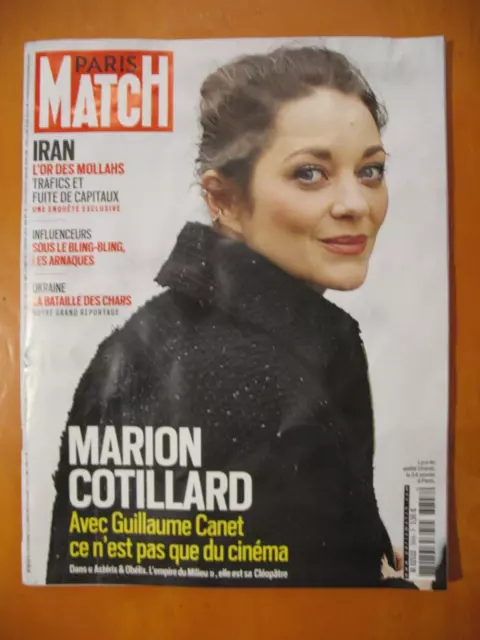 Paris-Match N° 3848 du 02/02/2023- Marion Cotillard & Guillaume Canet. Iran