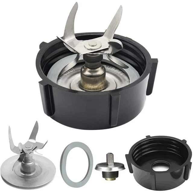 Haofy Lame De Rechange Pour Mélangeur Magic Bullet - Lame Croisée Ou Plate Avec Joint Silicone