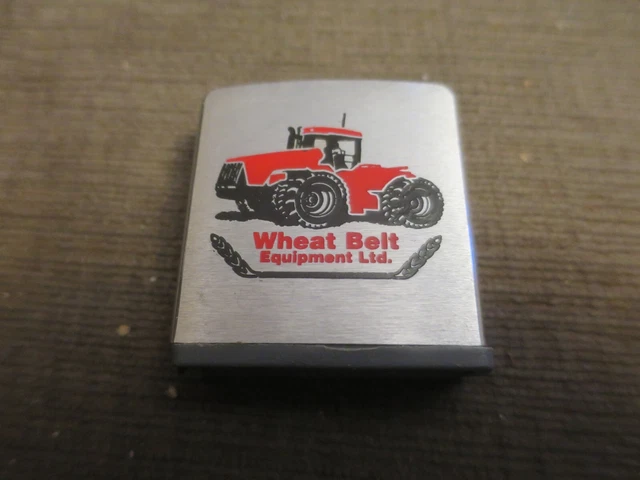 Zippo Measuring Tape Case IH Steiger Tractor Wheat Belt Equipment Canada 1.5"
