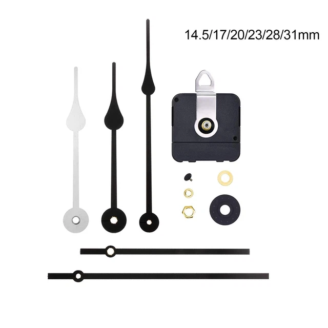 DIY CLOCK MOVEMENT Mechanism Kits, Long Shaft Clock Pointers, Wall ...