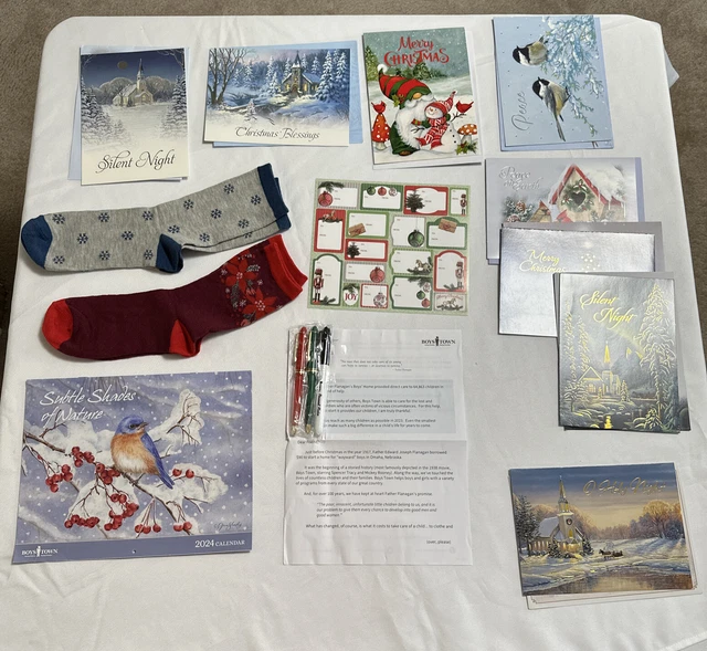 2025 BOYS TOWN Wall Calendar, Holiday Cards, Socks, Pens, Boystown
