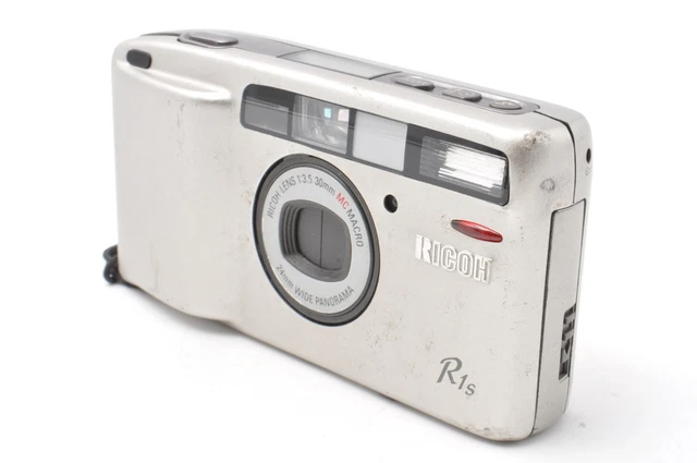 Ricoh R1s Point & Shoot 35mm Compact Film Camera Silver From JAPAN [ Good ] Read