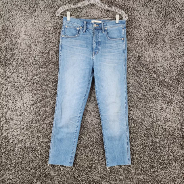 Madewell Womens 10" High Riser Skinny Skinny Blue Jeans Size 27
