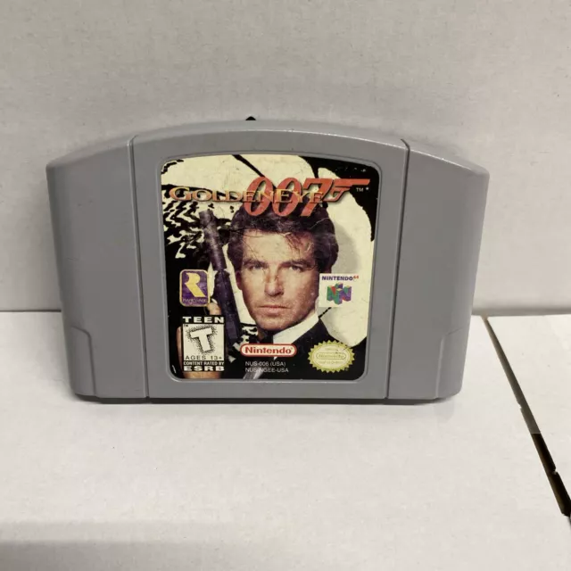 1997 Nintendo 64 007 Goldeneye James Bond Game Cartridge Tested