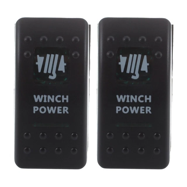 2x 12V Car Marine Boat RV Toggle Rocker Switch LED Light Bar Rear Z5E6