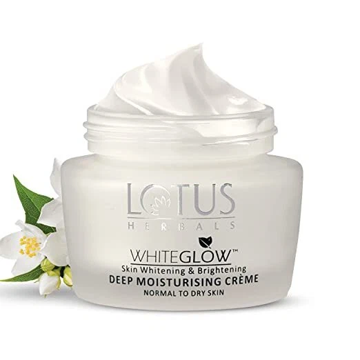 Lotus Herbals White Glow Skin Brightening Deep Moisturizing Cream In SPF20