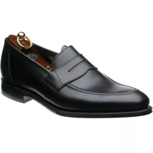 LOAKE 1880 LEGACY Anson Shoes Black Size 7.5F Rrp 270 150.00