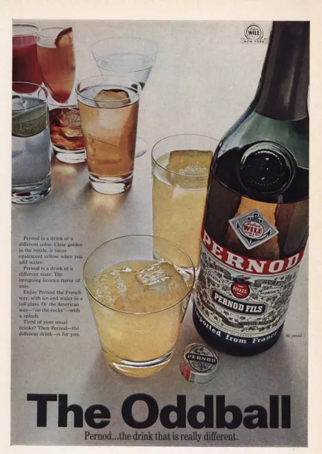 1969 Pernod Fils: The Oddball Vintage Print Ad