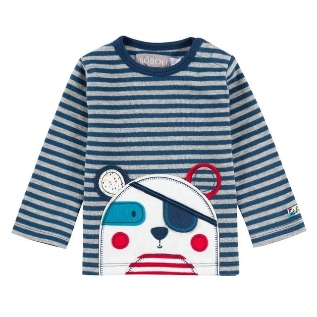 Ragazzi Maglia a Maniche Lunghe Piratenbär Tgl 56 62 68 74 80 Di Boboli Bambino