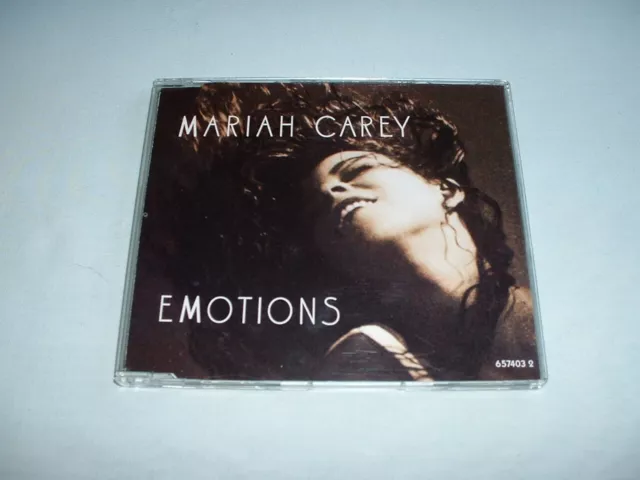 MARIAH CAREY UK 1991 CD Single - Emotions Includes Vanishing & Vision Of Love