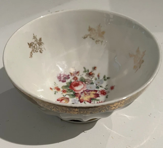 Bol Ancien Porcelaine Limoges - Sainte Vierge De Lourdes, Prénom