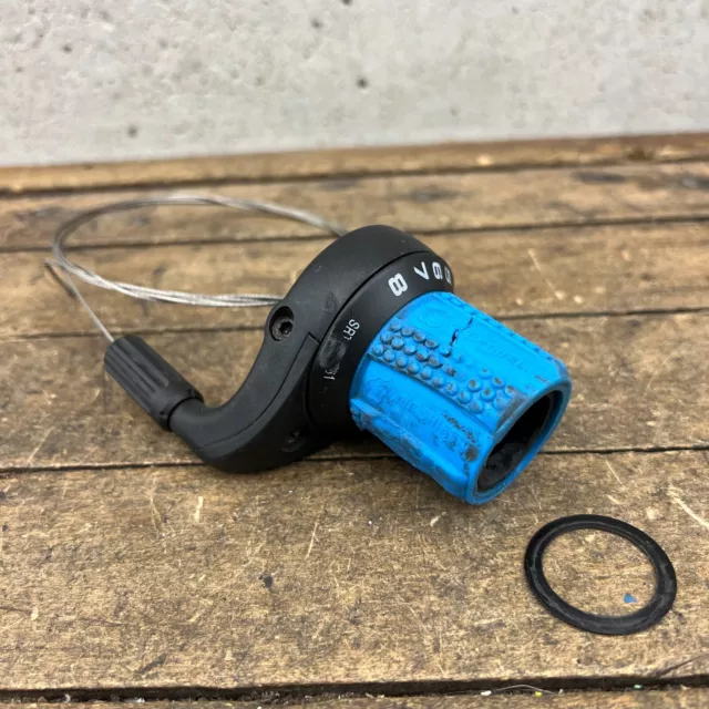 Vintage Sram Grip Shift Shifter Right Blue 8 Speed 8s Gripshift Twist MTB Vintage Sram Grip Shift Shifter Right Blue 8 Speed 8s Gripshift Twist MTB