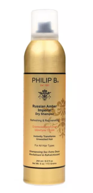 PHILIP B RUSSIAN AMBER Imperial Dry Shampoo 8.8 fl oz NWOB