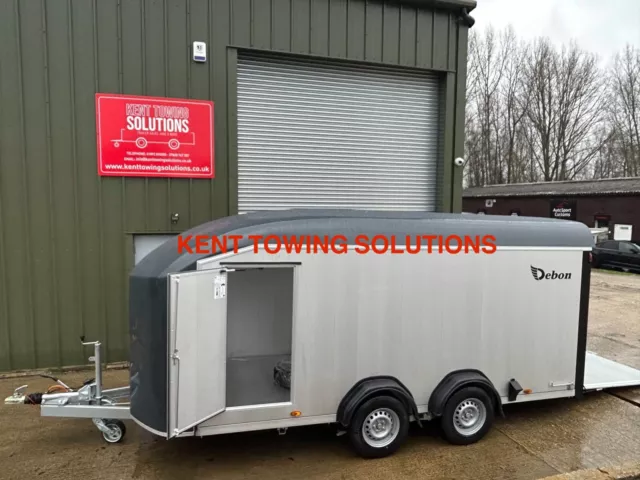 New Debon C900 Huge Box Trailer 16.5x 6.7 x 6.7ft 3500kg MGW Car Transporter 3