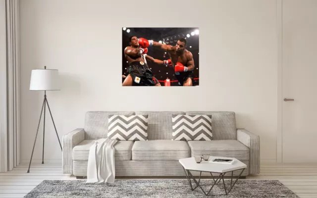 New Mike Tyson Boxing Vector Wall Art Premium  Poster OR Canvas Size A4-A1 3