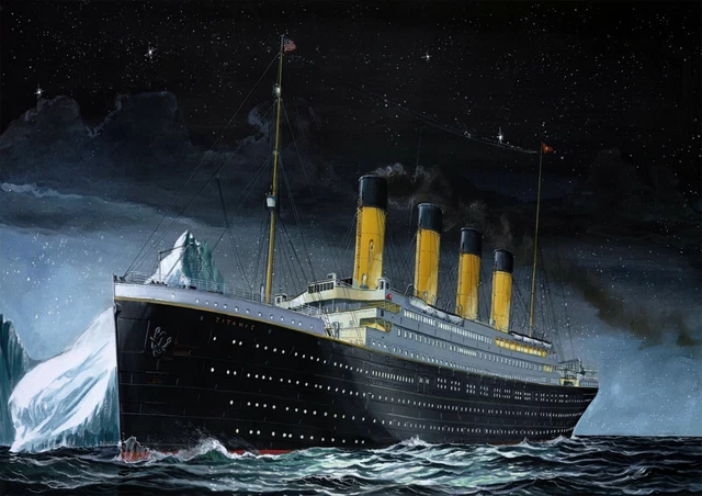 Poster Titanic Leonardo DiCaprio Et Kate Winslet - Format A4 210x297mm - Papier Photo Satiné