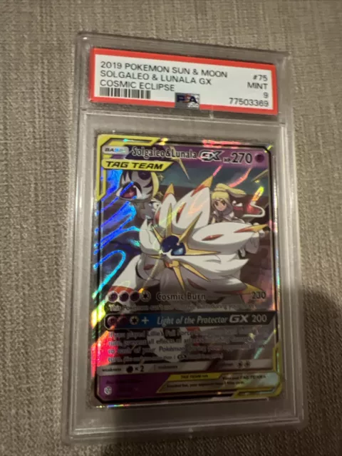 Pokemon Sun & Moon Tag Team Solgaleo & Lunala GX 254/236 CGC 9