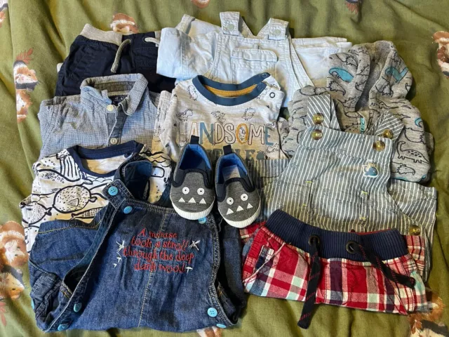 10 Piece Baby Boys Clothing Bundle 3-6 Months Next