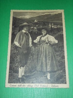 Cartolina Costumi dell'Alto Adige Val Pusteria Dolomiti DA526 